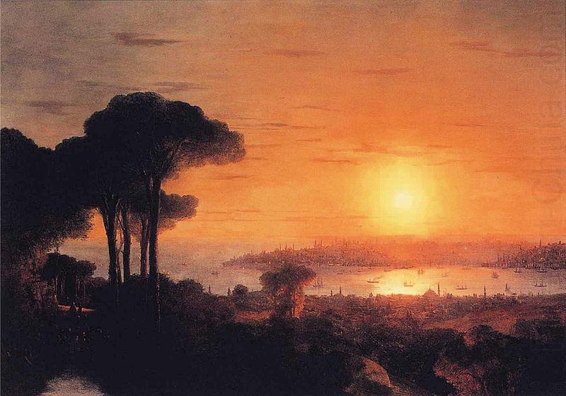 Ivan Aivazovsky Sunset over the Golden Horn china oil painting image
